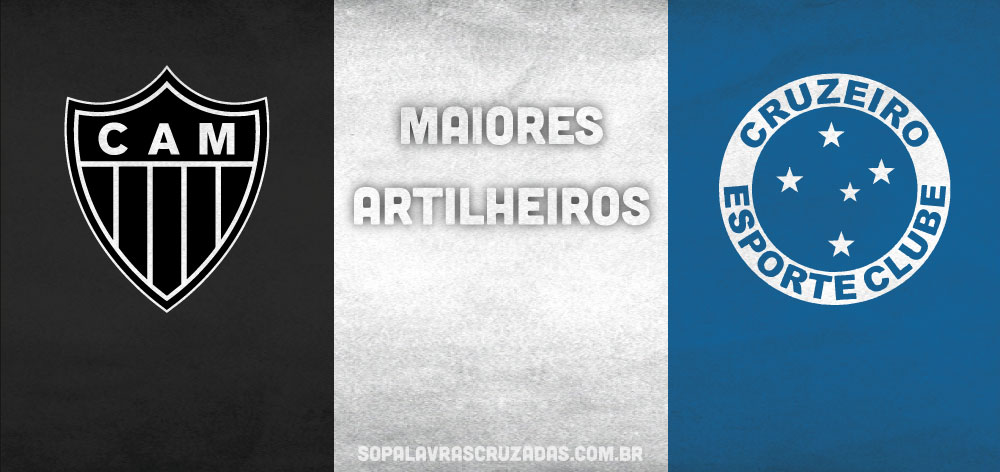 Palavras Cruzadas - Atlético x Cruzeiro - Artilheiros